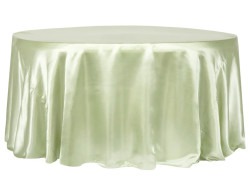 Sage green Satin 132 linen